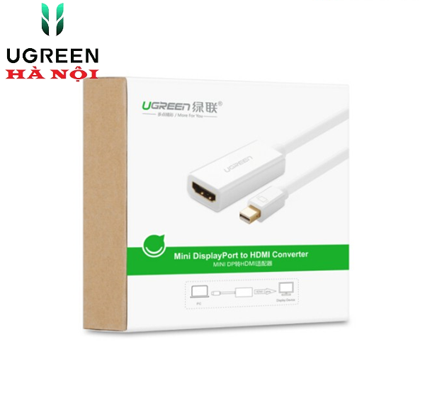 Cáp chuyển đổi Mini Displayport to HDMI âm Ugreen 40361 cao cấp